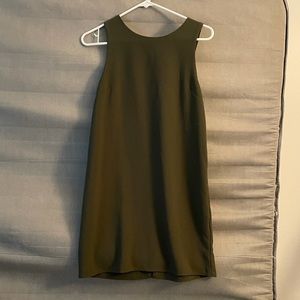 Olive Green Sleeveless Dress